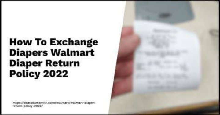 How To Exchange Diapers Without Receipt? New Update